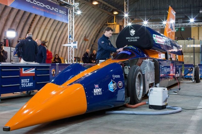 Всего 250 тысяч фунтов стерлингов (21 миллион рублей)! bloodhound ssc, авто, автомобили, продажа авто, реактивный двигатель, рекорд, рекорд скорости, скорость