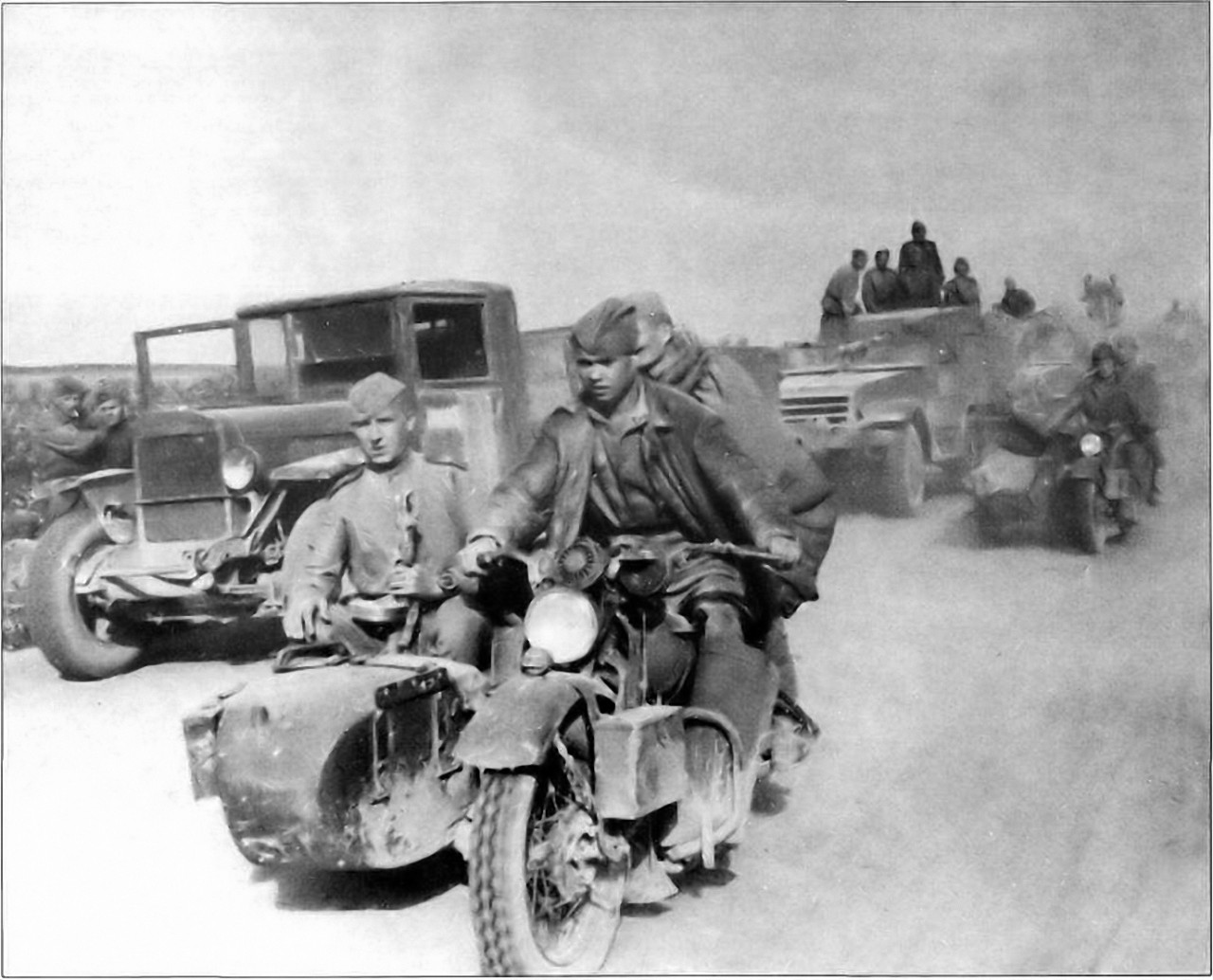 Мотоциклетный полк РККА 1941-1945