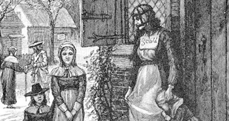 Как мужчины в Средневековье справлялись с жёнами-сплетницами жена, интересно, история, муж, средневековье, факты