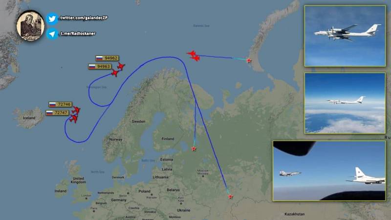 Пара Ту-160 отработала учебный удар по Великобритании Новости