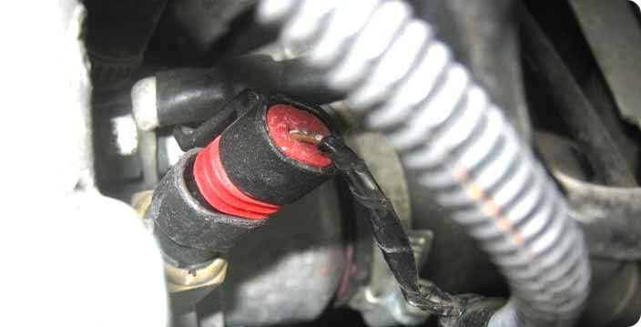 Меняем датчик температуры двигателя Lada Kalina