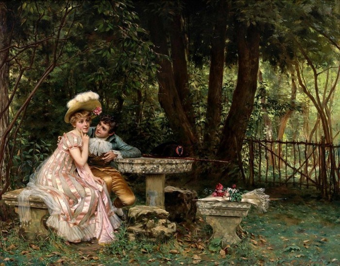 Любовь и нелюбовь: Детали картин, которые сразу понимали зрители XIX века Любовь и нелюбовь: Детали картин, которые сразу понимали зрители XIX века девушки