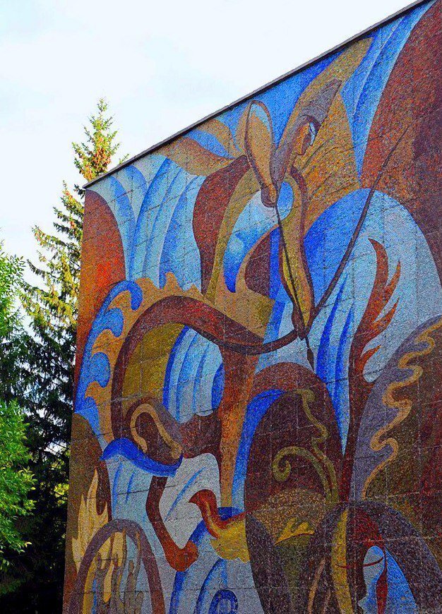 Мозаика советского периода Мозаика советского периода