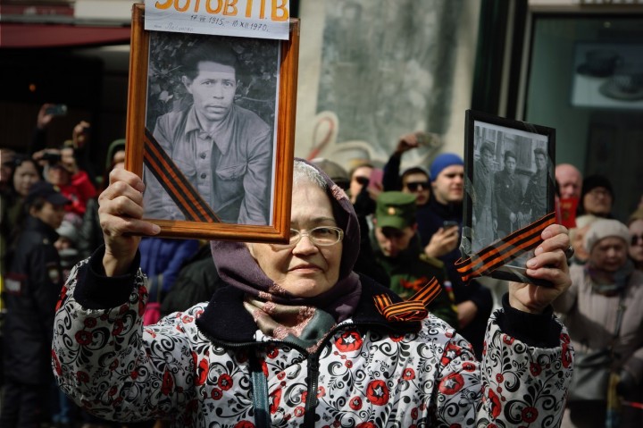 Бессмертный полк в Санкт-Петербурге