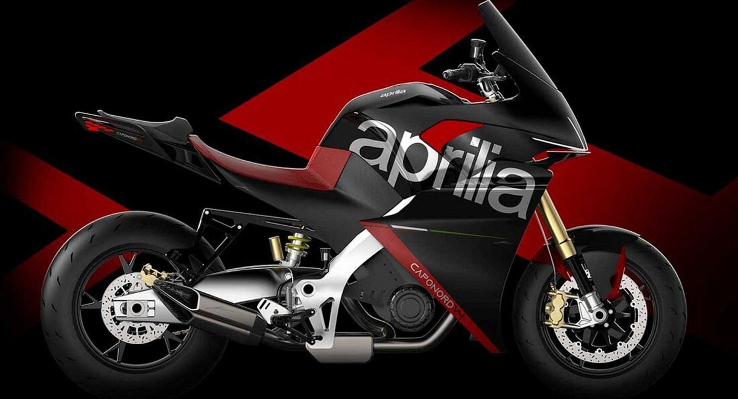 Цифровой дизайнер переосмыслил концепт Aprilia Caponord для рынка Мото