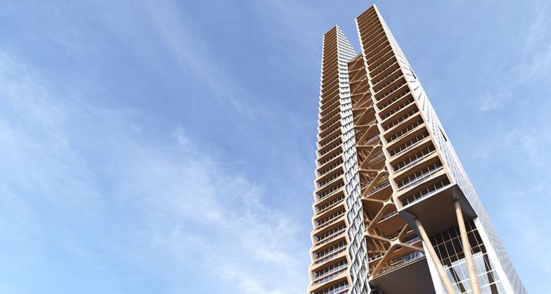 Почему древесина лучше бетона: деревянные небоскребы