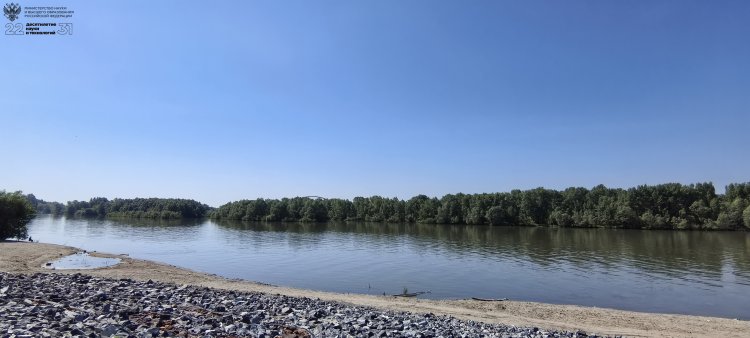 Река Обь в городской черте Новосибирска. Фото Ольги Ивановой