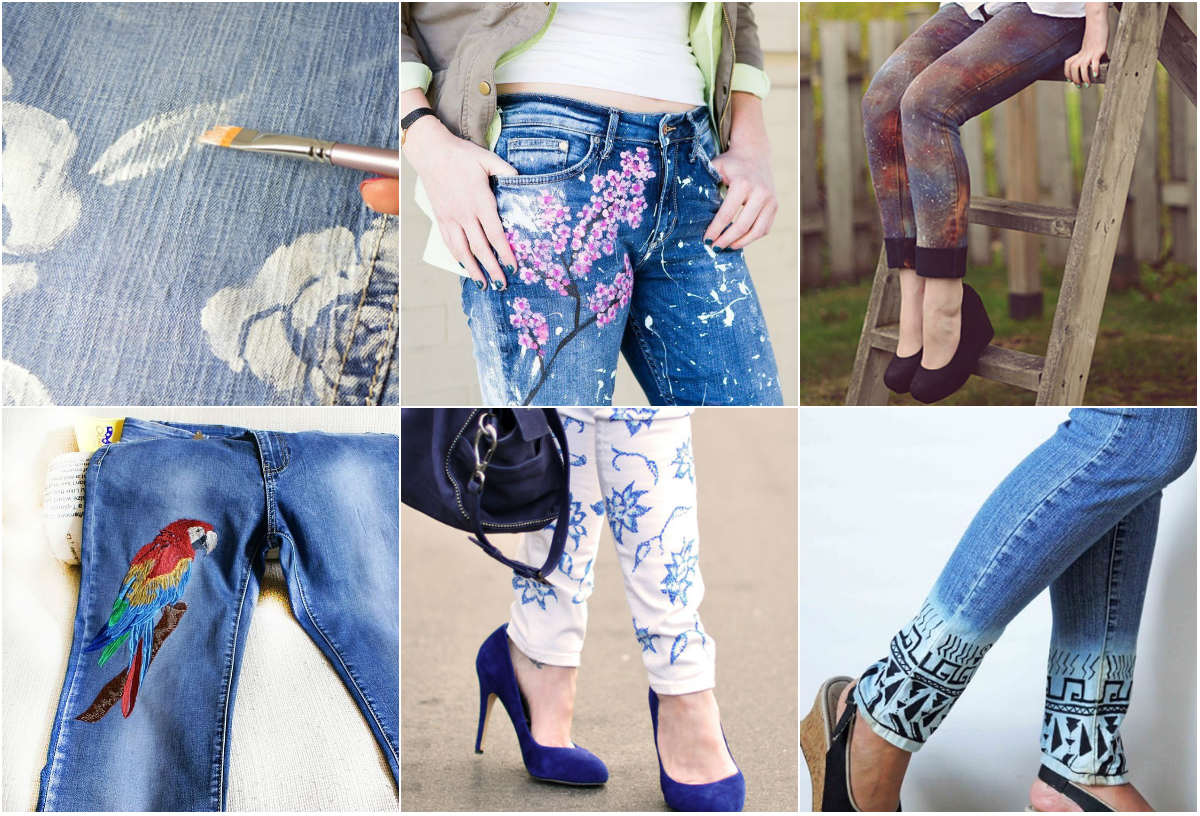 7 весенних идей обновить старые джинсы!
