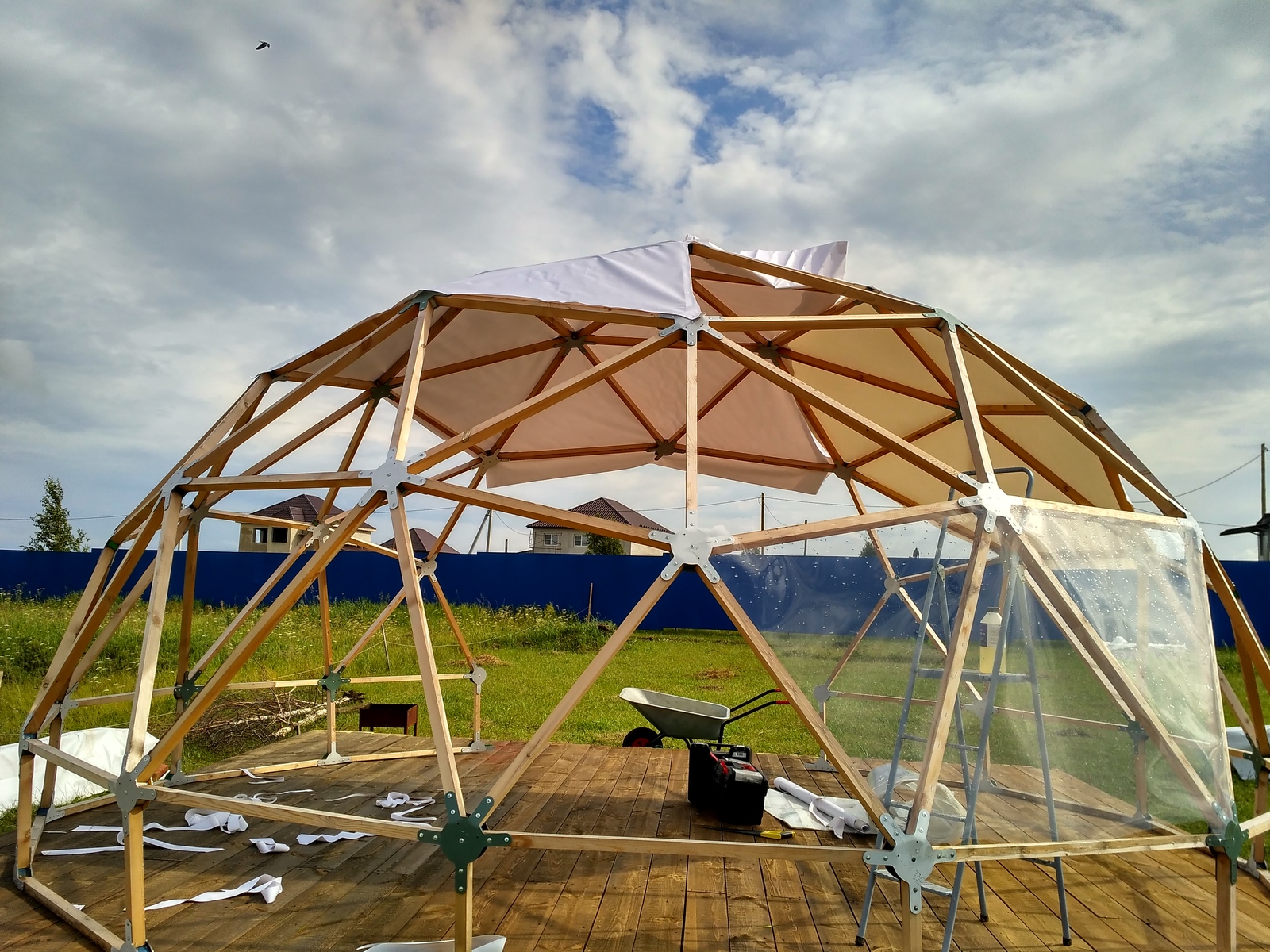 Как построить купольную беседку Как построить купольную беседку для дома и дачи,мастер-класс
