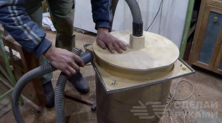 Сепаратор-стружкосос из бака советской стиралки