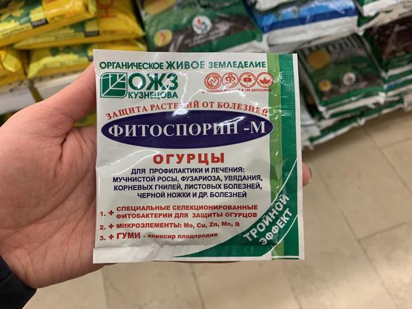 Фитоспорин М для огурцов