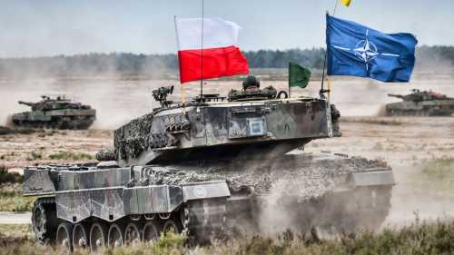 Польские войска на границе с Украиной