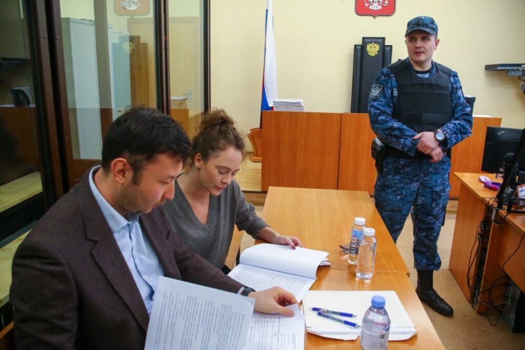 Обвинение просит для Аглаи Тарасовой условный срок