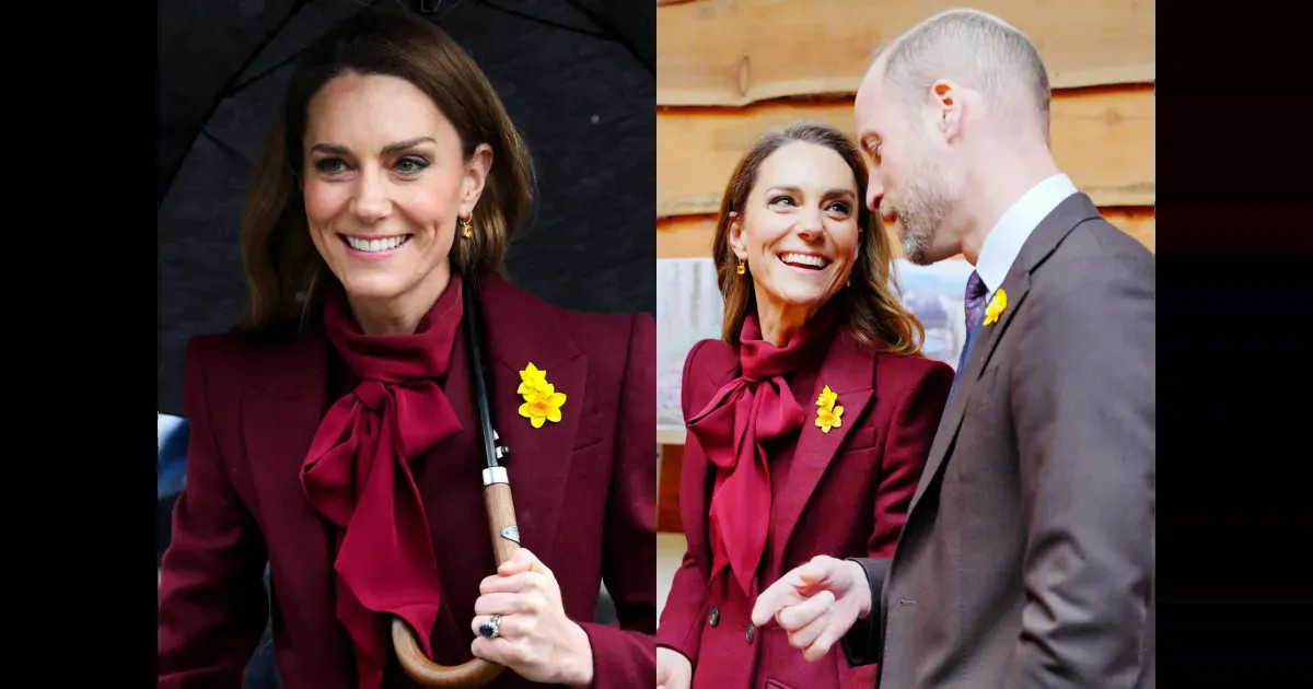 Кейт Миддлтон и принц Уильям приехали с визитом в Уэльс