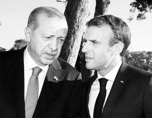 Эрдоган и Макрон крайне недовольны друг другом