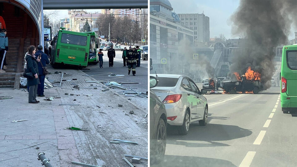 Семь человек пострадали в массовом ДТП в Курске