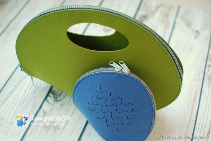 Сумка из фетра за 30 минут рукоделие