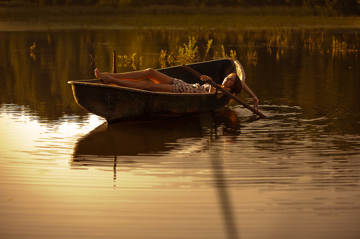 Представляем себя в лодке и все. /Фото: photosight.ru.