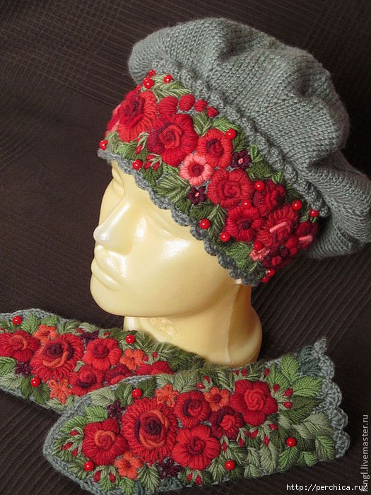 Большая коллекция идей вышивки по трикотажу Большая коллекция идей вышивки по трикотажу