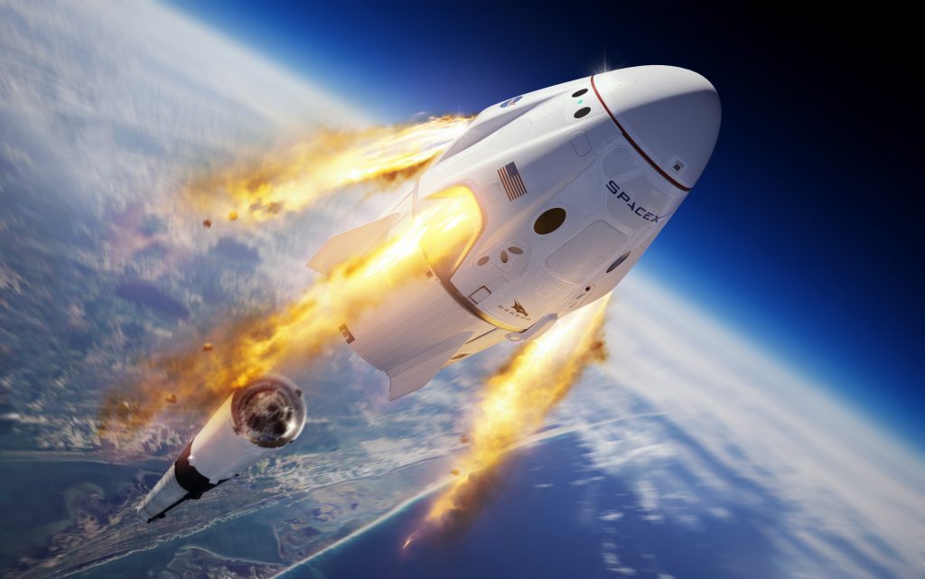 SpaceX успешно провела испытание системы спасения корабля Crew Dragon Dragon, SpaceX, корабля, после, экипажа, испытаний, космического, Falcon, полета, капсулы, спасения, полет, ракеты, борту, время, будет, которые, также, старта, января