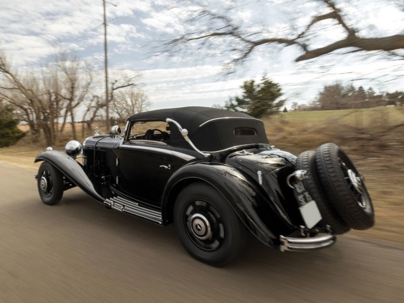  Mercedes-Benz 540 K Cabriolet "Туринг-кар" mercedes-benz, Туринг-кар, олдтаймер, ретро авто