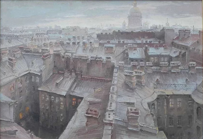 Петербург художницы Маргариты Лобановой Санкт-Петербург, Искусство, Картина, Художник, Длиннопост