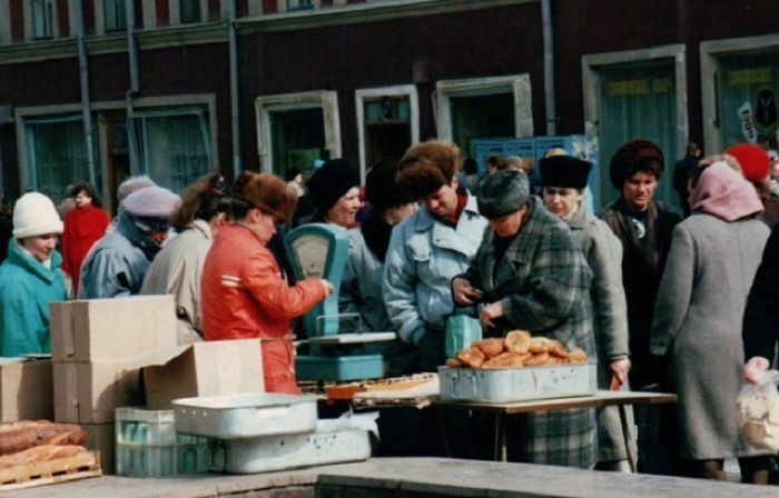 Фотографии России 1992 года, сделанные германским туристом.