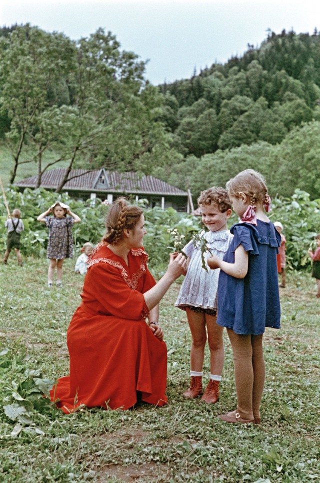 1950-е в цветных фотографиях 50-е года, фото, CCCP