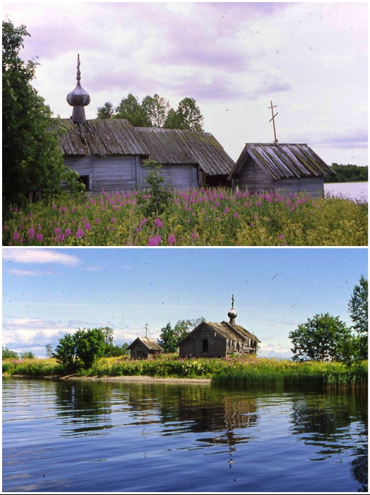 Часовня Иоанна Предтечи срублена в XVIII в. на Вороньем Острове (Карелия). | Фото: temples.ru/ © Яночкин Кирилл.