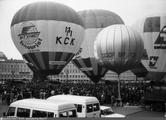 Воздушные шары на Дворцовой. история, факты, фото