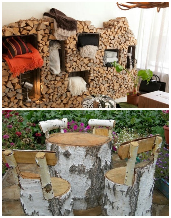 Дачная мебель своими руками из подручных материалов и бросовых вещей интерьер