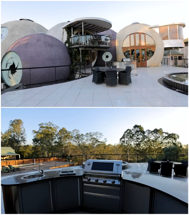 «Пузырьковый дом», созданный по чертежам марсохода НАСА, выставлен на продажу «Bubble, House», Ipswich, резиденция, котором, создания, конструкции, архитектора, австралийского, комнаты, комнат, куполовпузырей, отдыха, резиденции, которые, Бирчелл, строительство, пересекающихся, одной, АвстралияВ