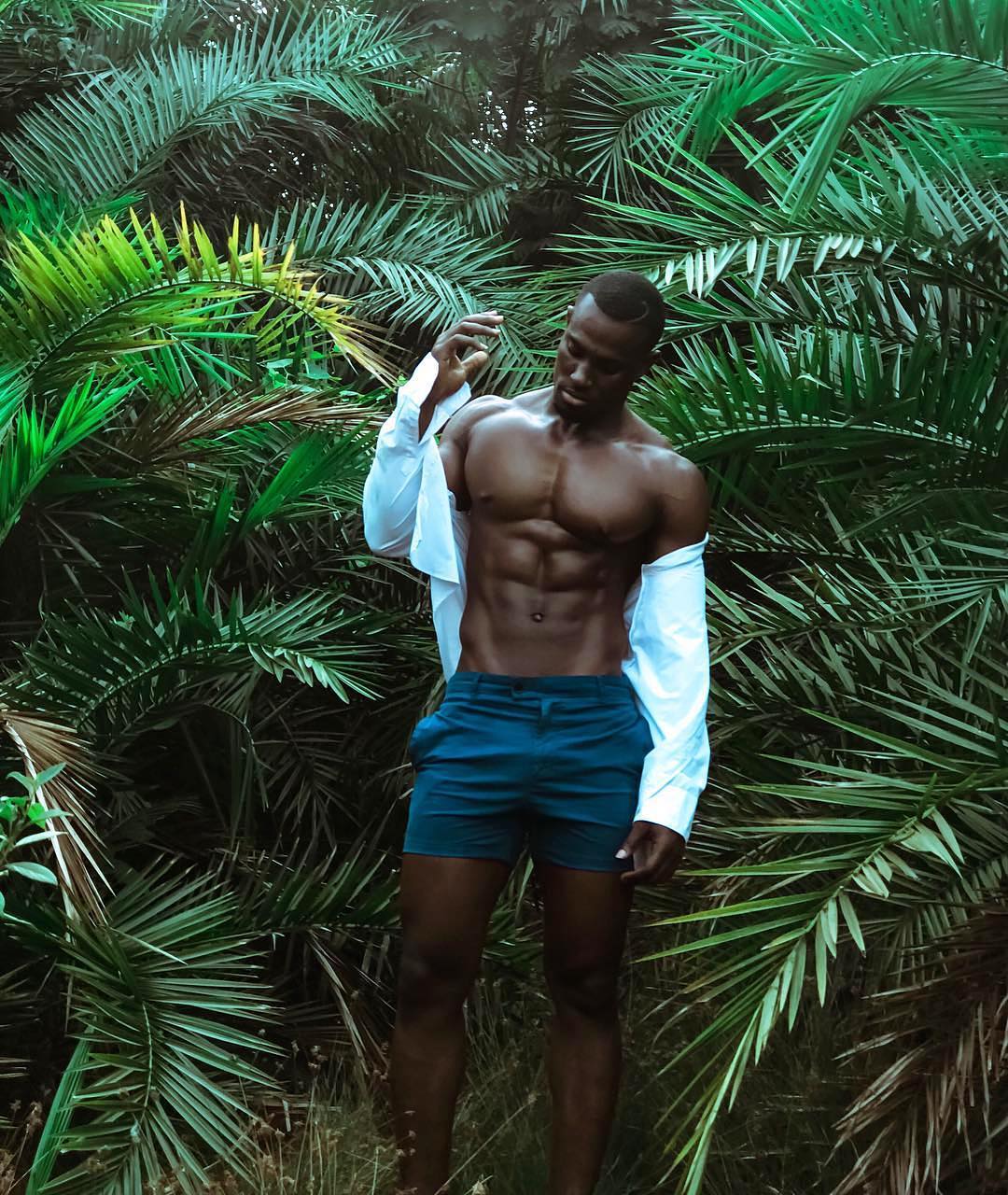 Популярный Instagram-аккаунт «Boys with Plants», где полуголые мужчины позируют с растениями 