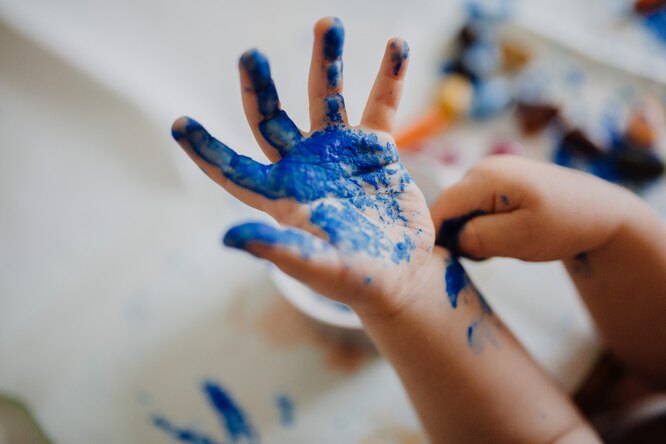 Домашняя пальчиковая краска из натуральных ингредиентов, которая понравится вашему ребёнку!
