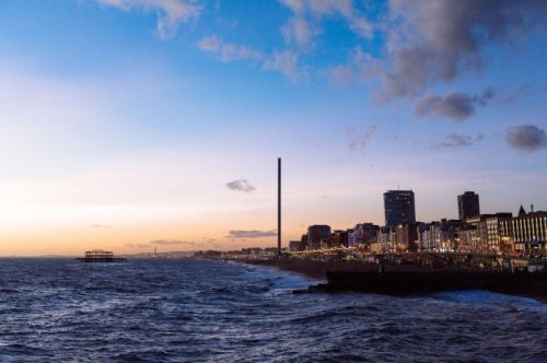 Смотровая площадка The British Airways i360 в Брайтоне (15 фото)