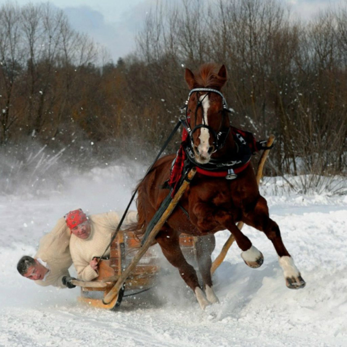 Крутой занос.