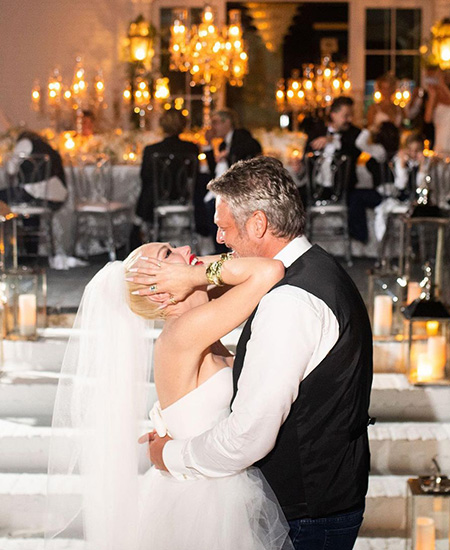 Гвен Стефани опубликовала новые снимки со свадьбы с Блейком Шелтоном Звездные пары