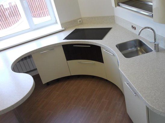 Кухня без острых углов. Как Вам идея?