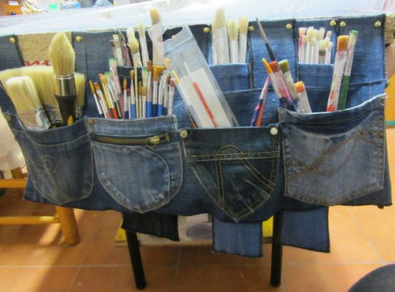 Творческие идеи создания интересных вещей из старых джинс. Много идей. handmake,поделки своими руками,полезные советы,разное,шитье