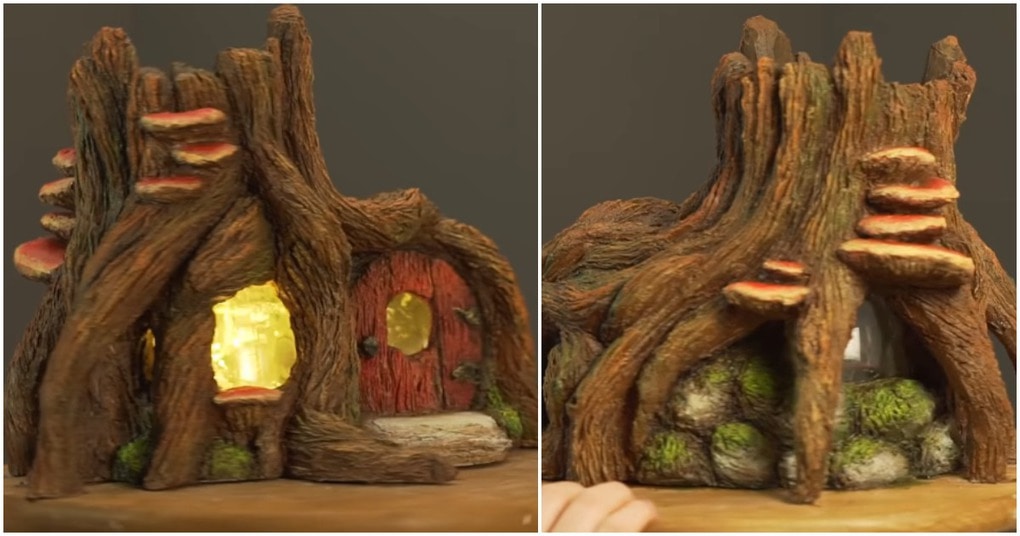 Своими руками сказочный домик для феи! | проект поделки DIY | Дзен