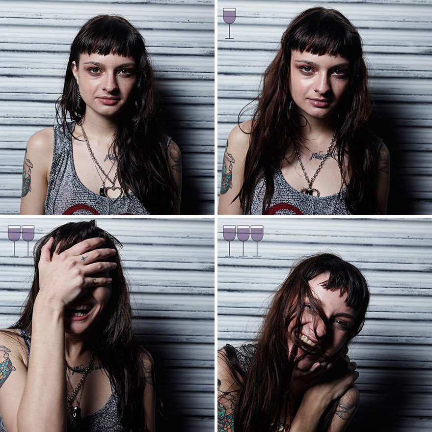 как люди выглядят после 1,2,3 бокалов вина