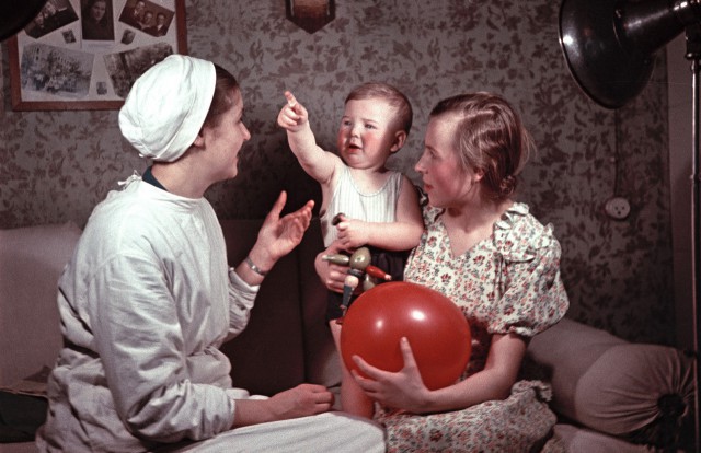 1950-е в цветных фотографиях 50-е года, фото, CCCP