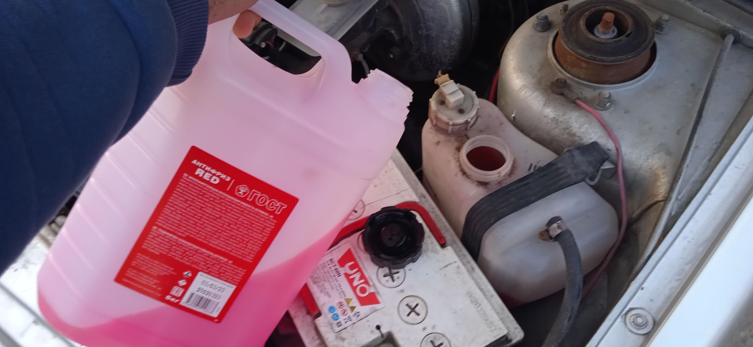 Доливка антифриза Лада Гранта (Много фото) - avtozahod.ru