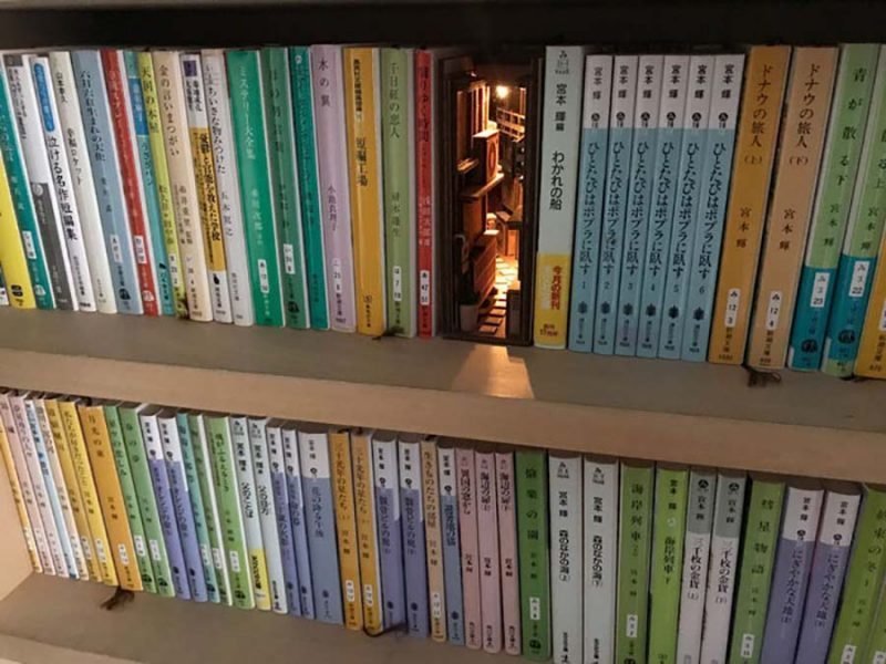 Японский художник создаёт книги, которые, чтобы оценить, необходимо рассмотреть поближе