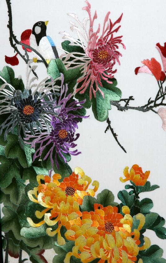 Вышивка шелком по шелку - жемчужина восточного искусства Вышивка шелком по шелку - жемчужина восточного искусства вышивка