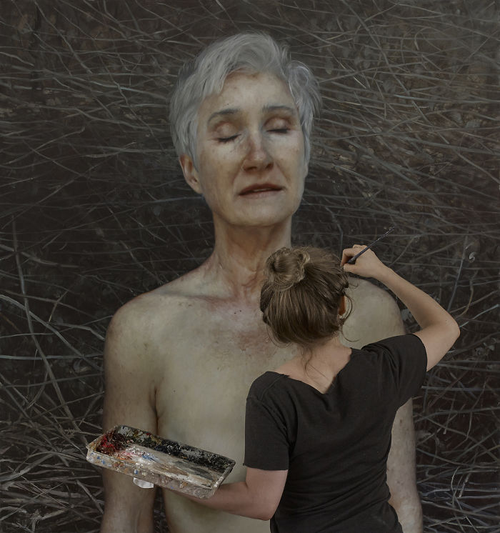 Imperfect Nude Portrait Paintings