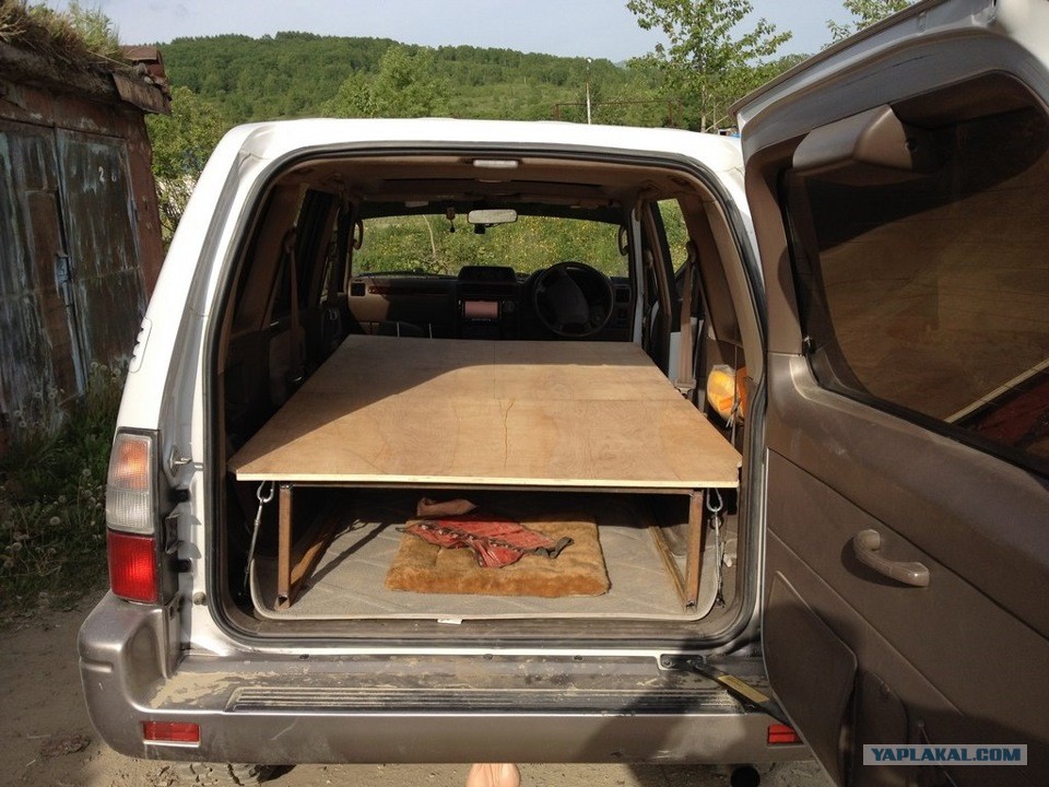 Как я спальные места в машине оборудовал
