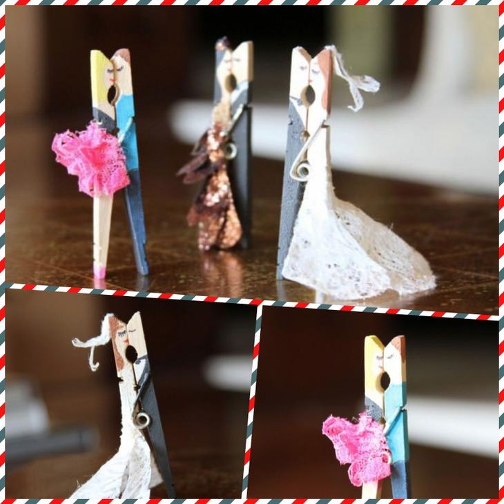 Удивительные вещи из деревянных прищепок