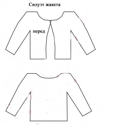 Элегантный жакет из мотивов Элегантный жакет из мотивов вязание