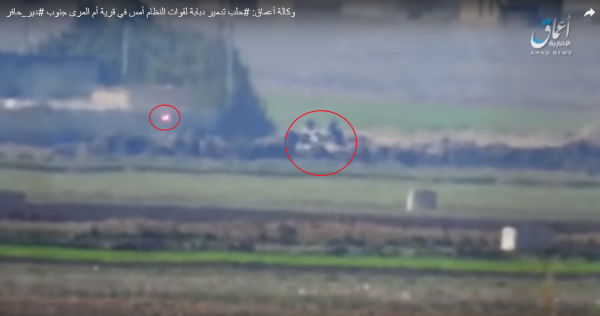 Сирийский танк российского производства выдержал прямую атаку в лоб из ПТРК